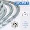 Laureola Industries 1/8" Stainless Steel Aircraft Wire Rope 316 Grade 7x7-150 ZAG118-77-SS316-150 - alternate 2